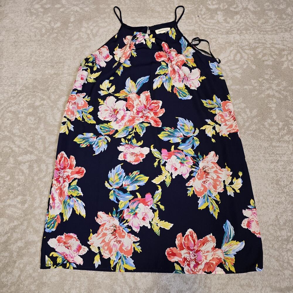 Monteau - sleeveless halter mini dress Size Medium